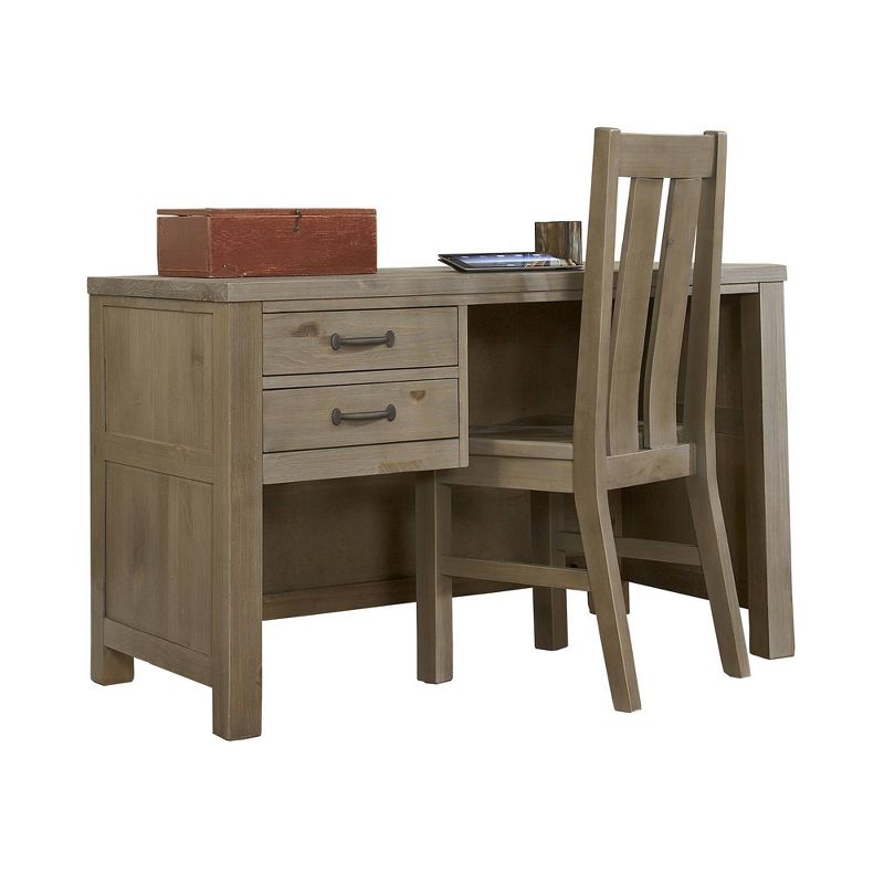 Highlands Desk with Chair Driftwood - Hillsdale Furniture