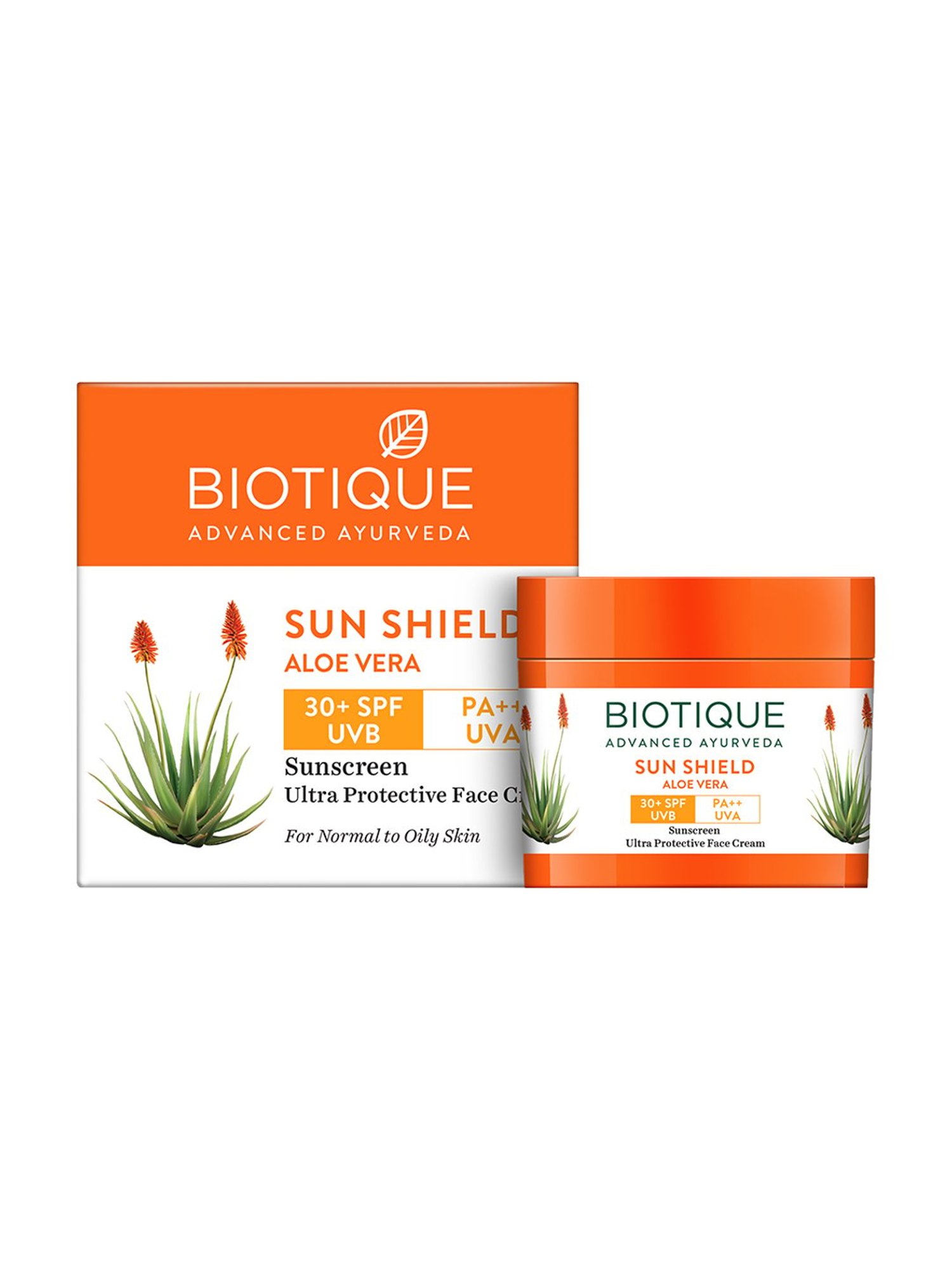 BIOTIQUE Sun Shield Aloe Vera Sunscreen 30+ SPF - 50 gm