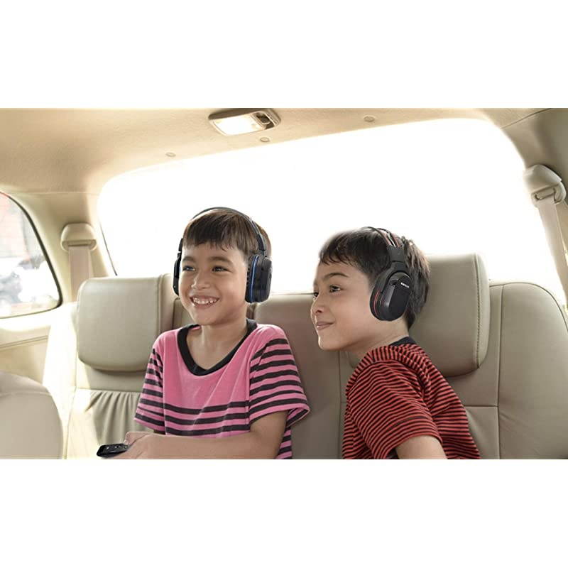 4 Pack of DVD Wireless Headphones in Car Kids Wireless Headphones for Universal Car Entertainment System Automotive IR Wireless Headphones Note Will Not Work on 2017+ GMs or Pacifica