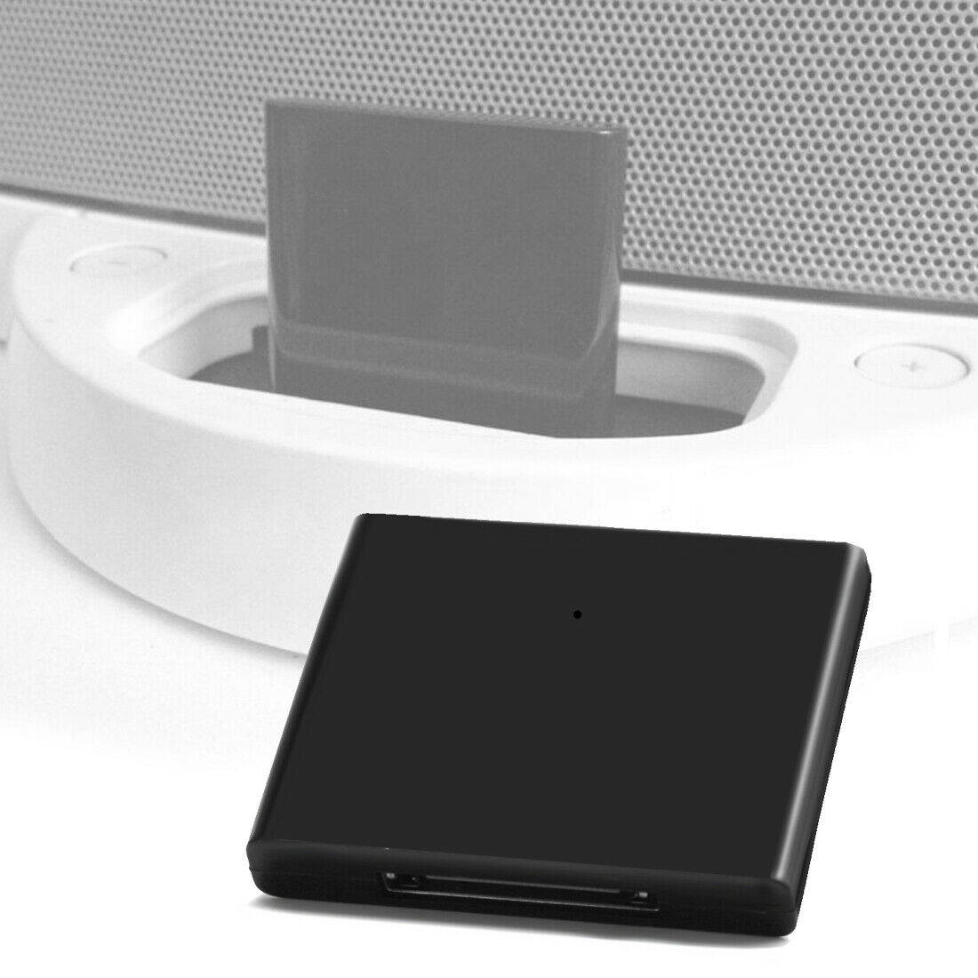 Bluetooth Music Audio Receiver Adapter For iPod iPhone 30 Pin Dock Speaker