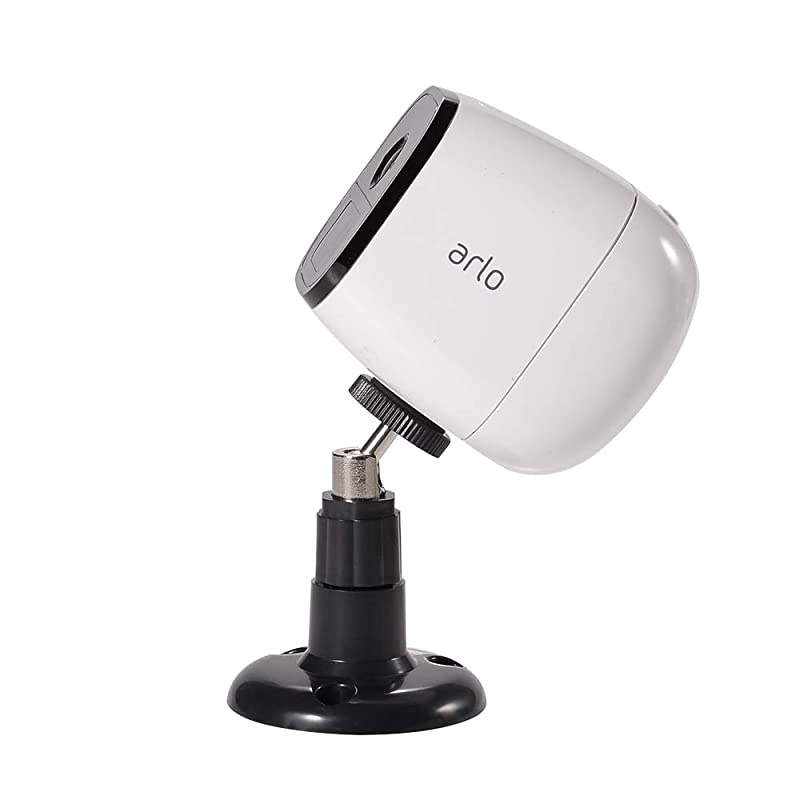 4 Pack Metal Wall Mount Outdoor/Indoor Compatible with Arlo/Arlo Pro/Pro 2/Arlo Ultra/Arlo Go Security Camera, 360 Degree Adjustable Ceiling Mount for Reolink RLC-410/Argus/Argus 2 (White)