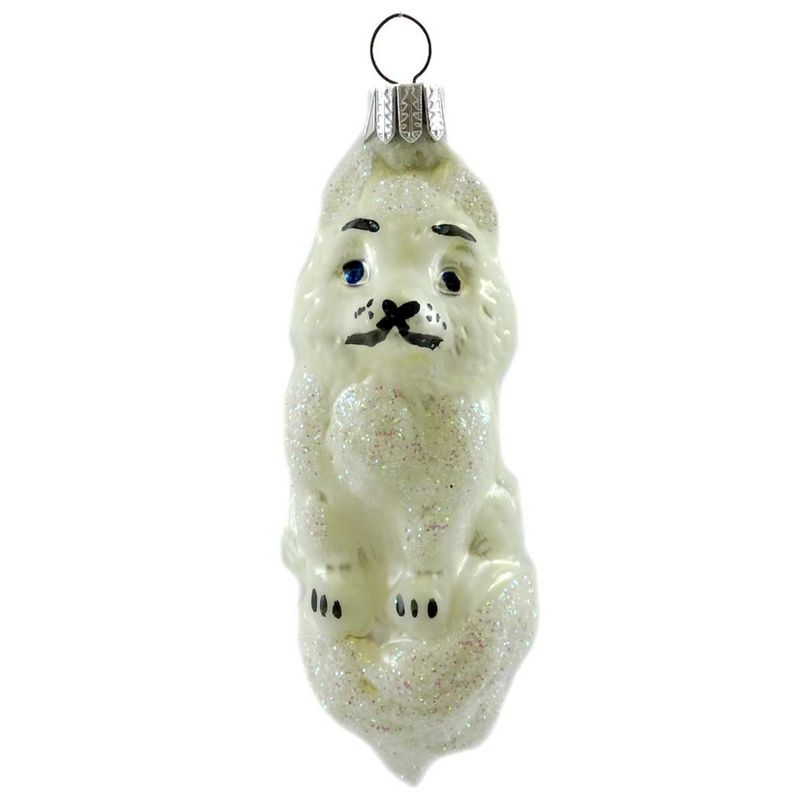 Larry Fraga Snow Fox Ornament Christmas Animal  -  Tree Ornaments