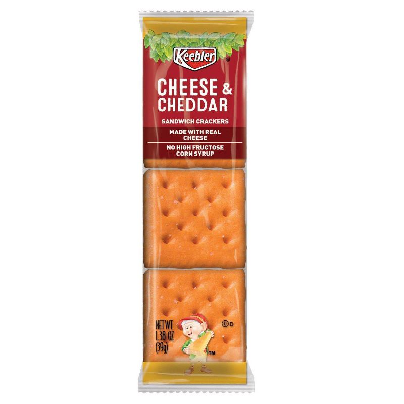 Keebler Cheese & Cheddar Sandwich Crackers 8ct / 1.37oz