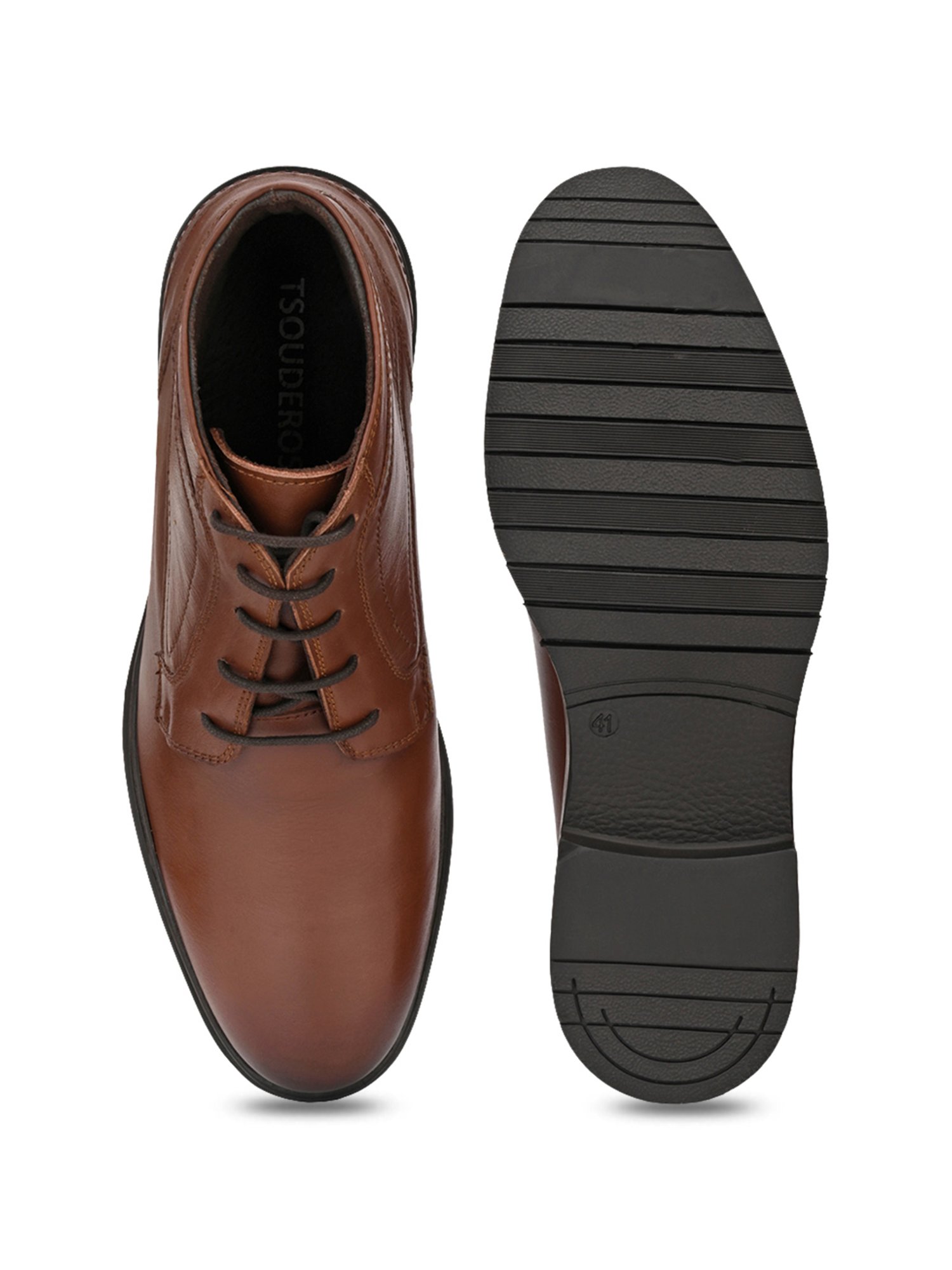 Delize Men's Brown Derby Boots