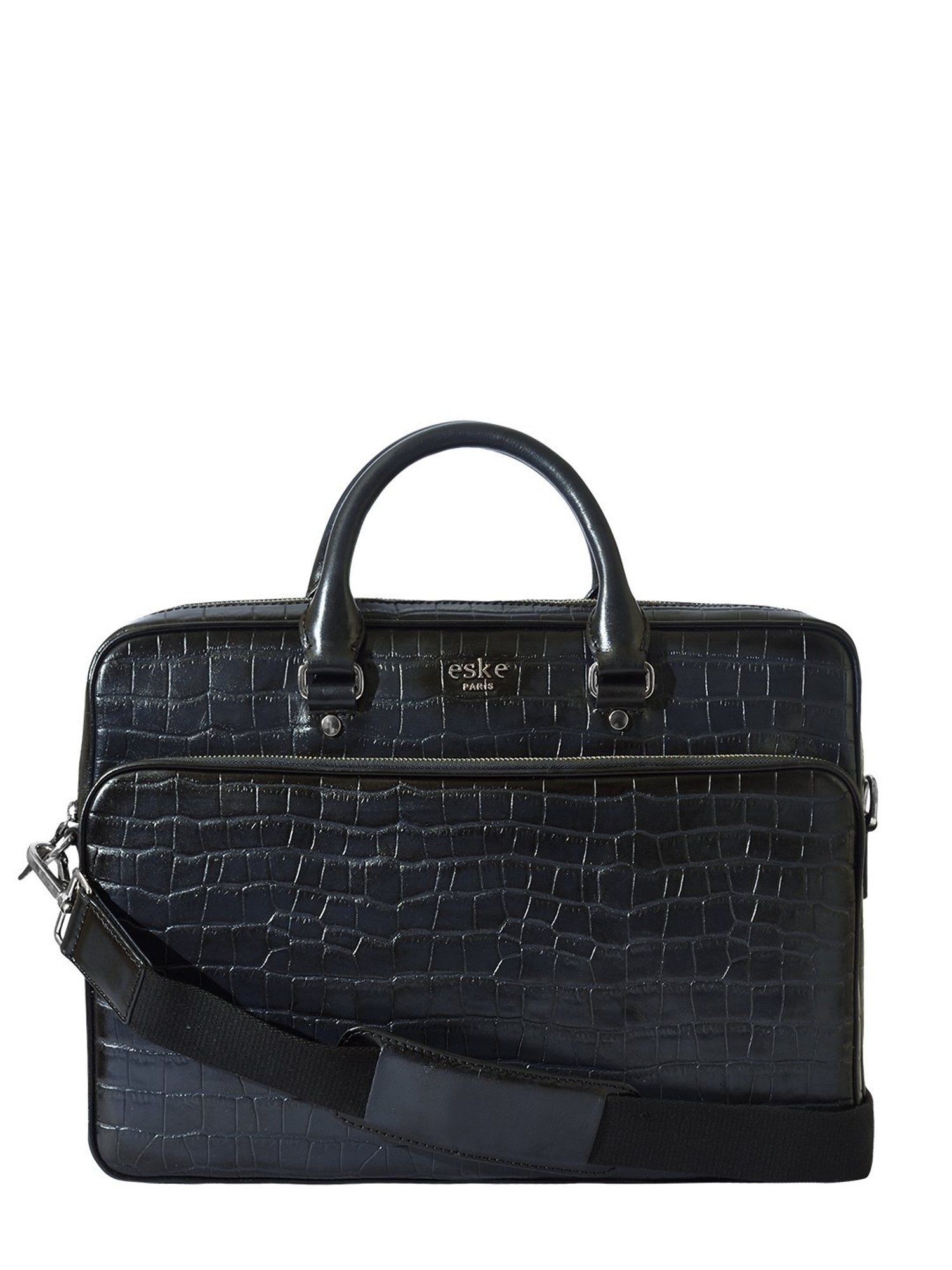 Eske Navy Blue Animal Effect Large Messenger Bag