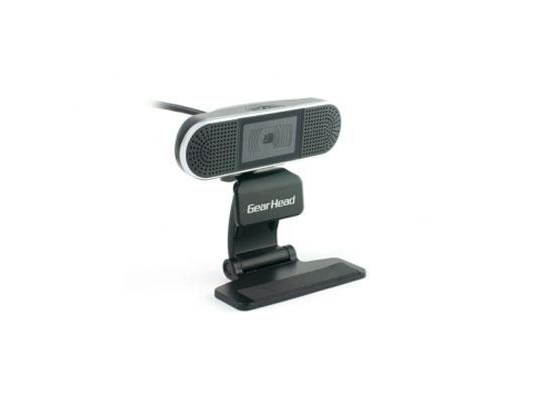 Gear Head WC8500HD Webcam - 2 Megapixel - Black, Silver - USB 2.0 - 8 Megapixel Interpolated - 1920 x 1080 Video - Auto-focus - Widescreen - Microphone