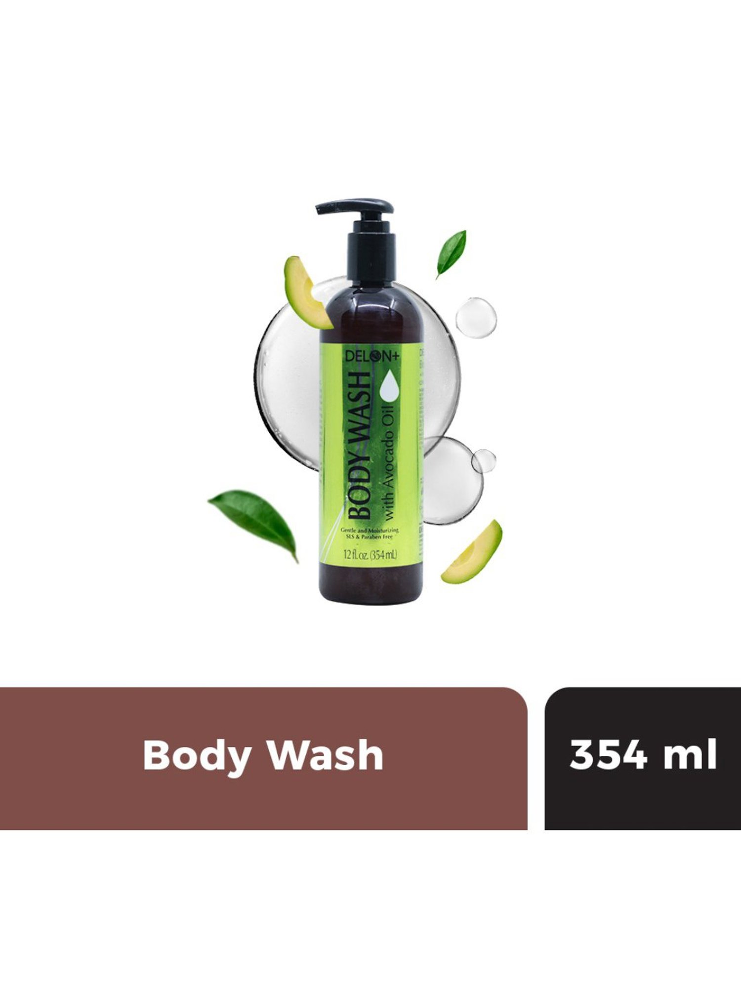 Delon Body Wash with Avocado Oil - 354 ml