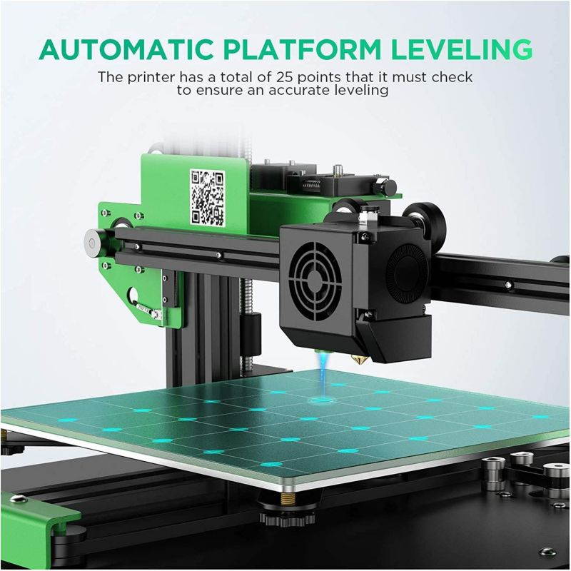 3D Printer, Auto Leveling 3D Printer DIY Kit for Adults with Resume Printing Function, Touch Screen, Filament Detection