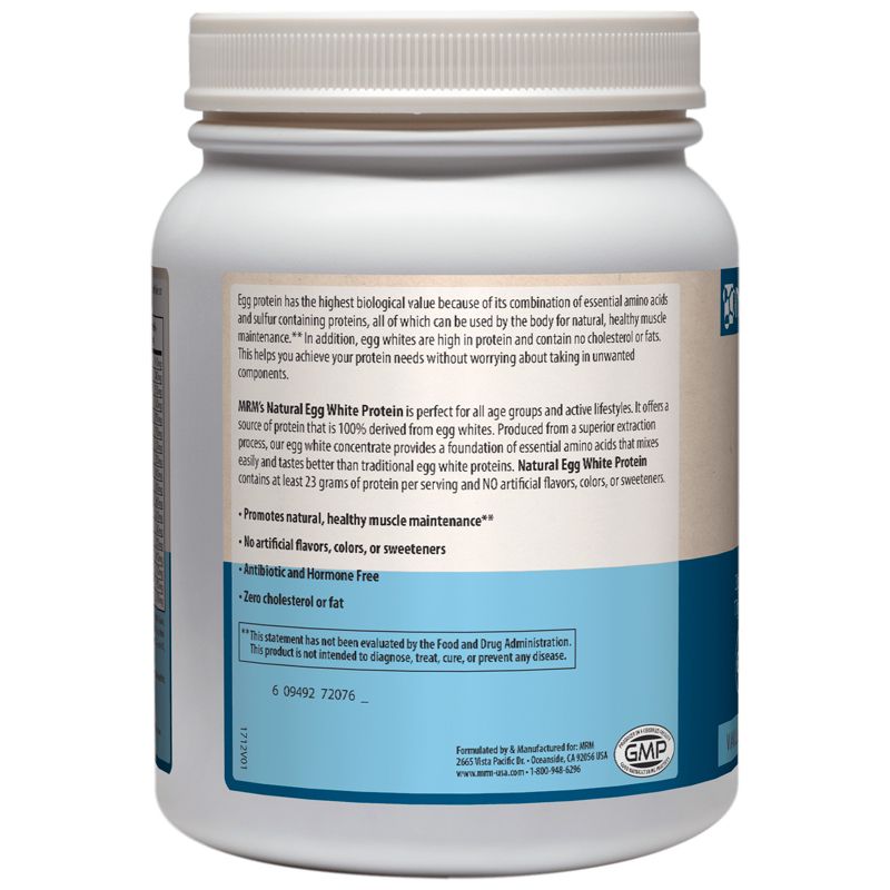 MRM Egg White Protein, Vanilla, 1.5 lbs (680 g), Protein Powders