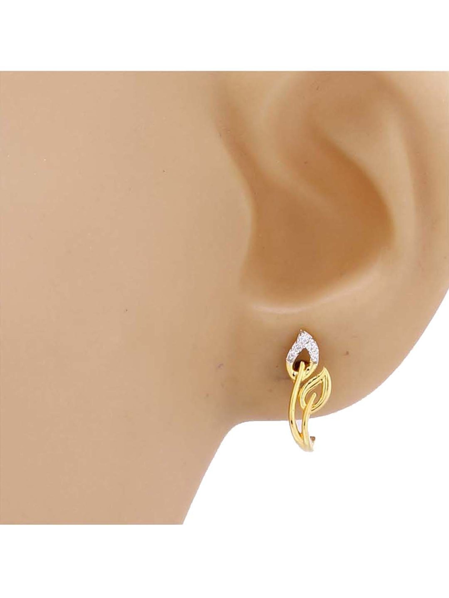 Waman Hari Pethe Jewellers 18k Gold & Diamond Earrings for Women