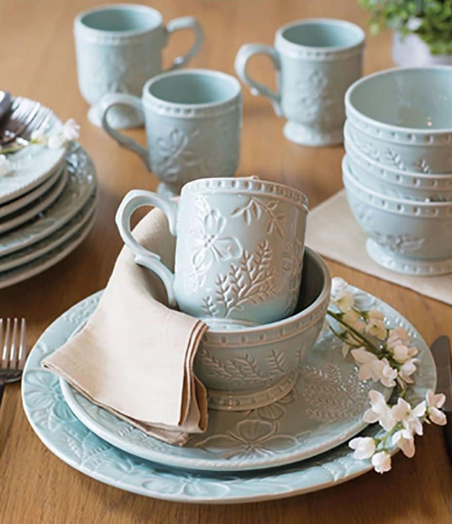 Fitz and Floyd English Garden 16-Piece Dinnerware Set