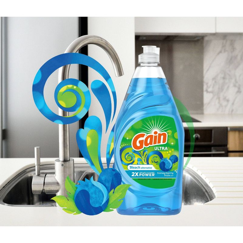 Gain Ultra Dishwashing Liquid Dish Soap - Honeyberry Hula - 75 fl oz