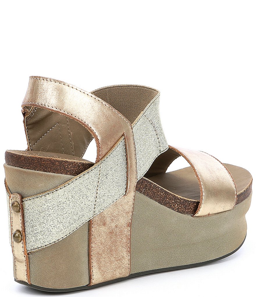 OTBT Bushnell Leather Platform Wedges