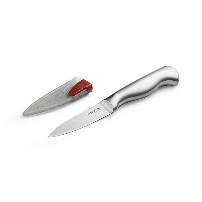 Sabatier Stainless Steel Edgekeeper Parer Knife with Sleeve