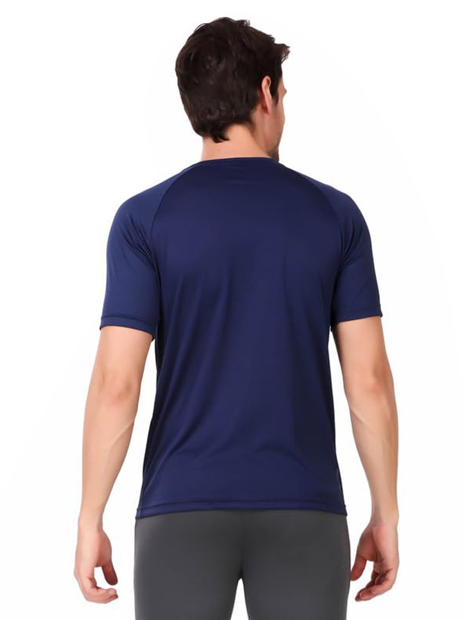 Vector X Navy Regular Fit T-Shirt