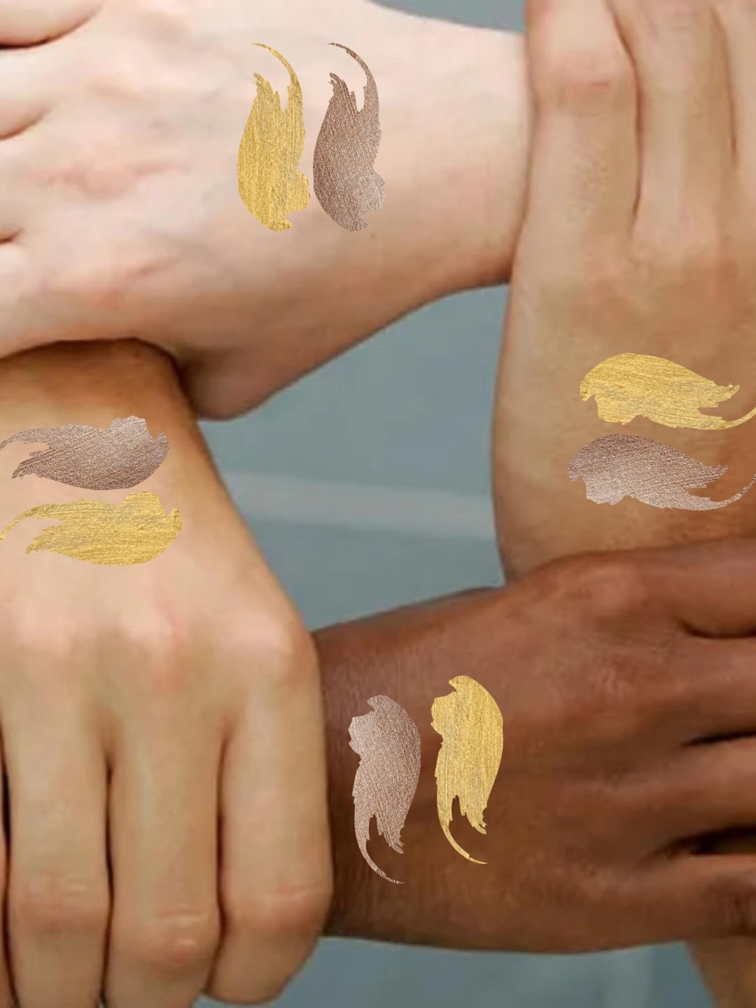 KINDED Mousse Shimmer Highlighter 04 Golden Glaze & 05 Rose Gold Combo