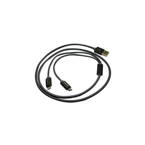 VISIONTEK 900928 1M MICRO USB  and  LIGHTNING TO USB