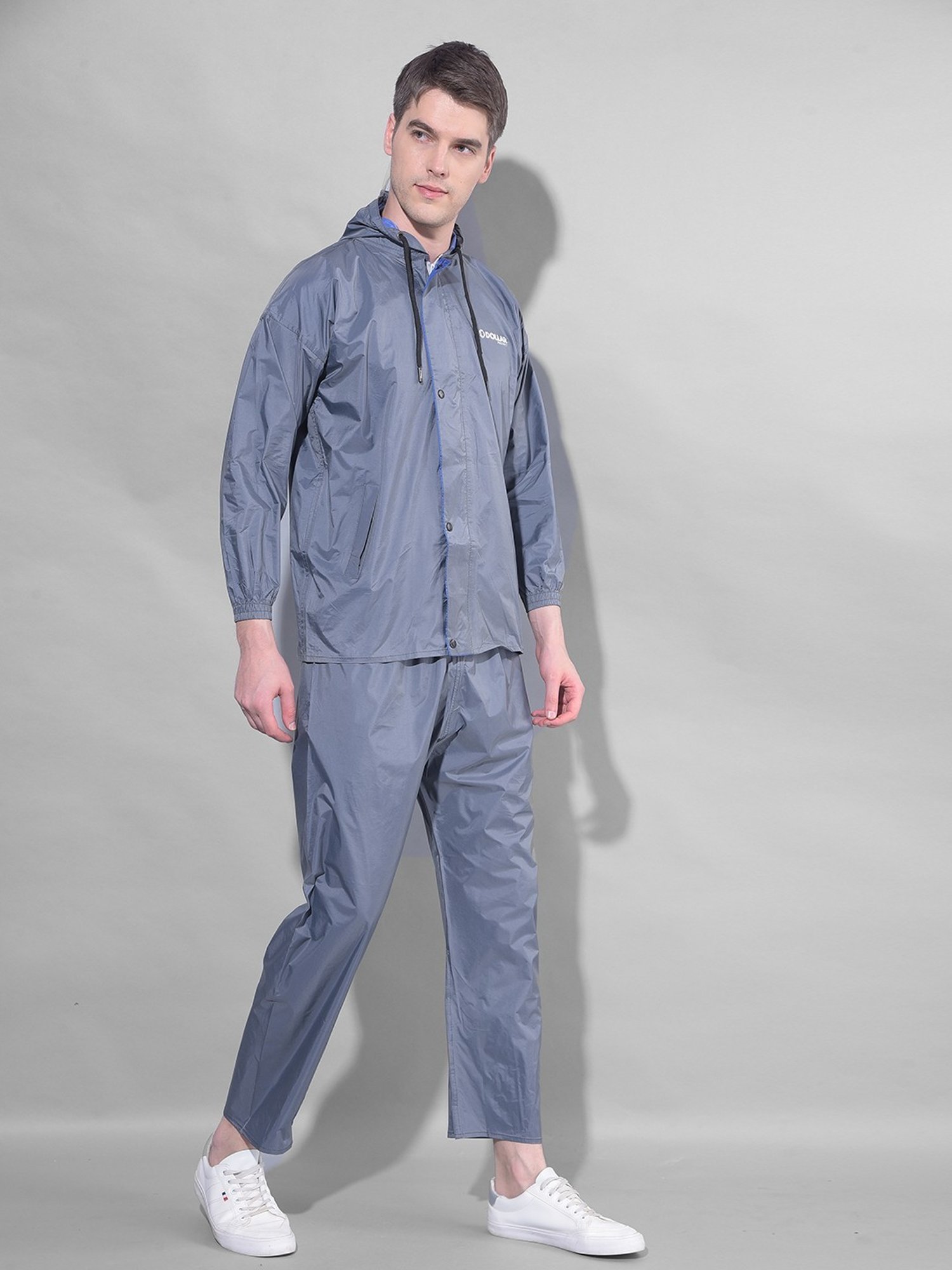Dollar Grey Regular Fit Raincoat Set