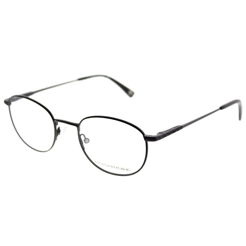 Banana Republic  JVX Unisex Round Eyeglasses Brushed Graphit 47mm