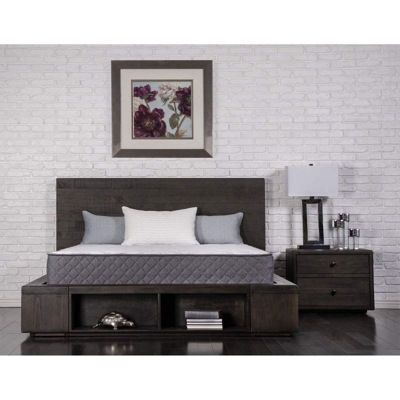 Dreamfoam Bedding DFUN0733 Unwind 7.5 Inch Thick Memory Foam Comfort Innerspring Core Hybrid Mattress, Twin