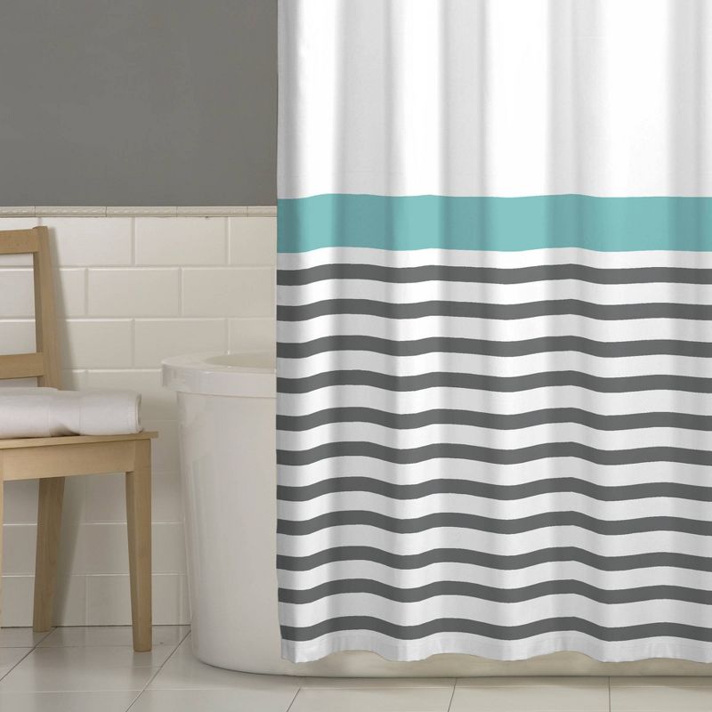 Simple Striped Shower Curtain - Zenna Home