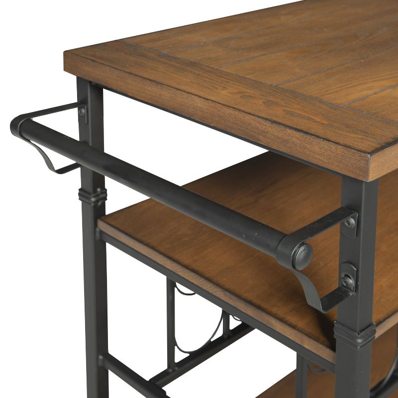 Aster High Bar Cabinet Light Wood - RST Brands