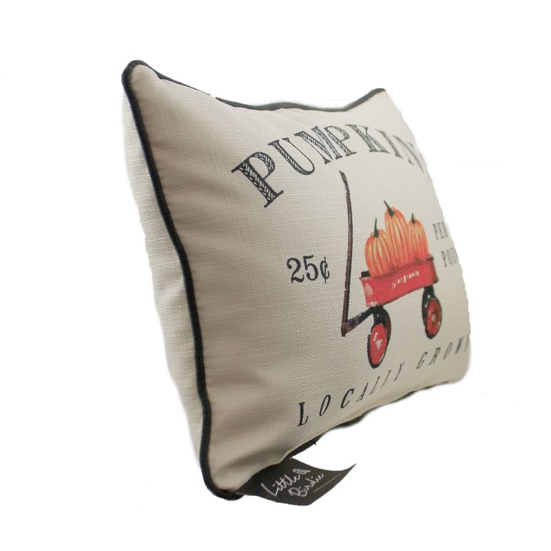 Fall 14.0" Pumpkin Wagon Pillow Thanksgiving Home Decor  -  Decorative Pillow