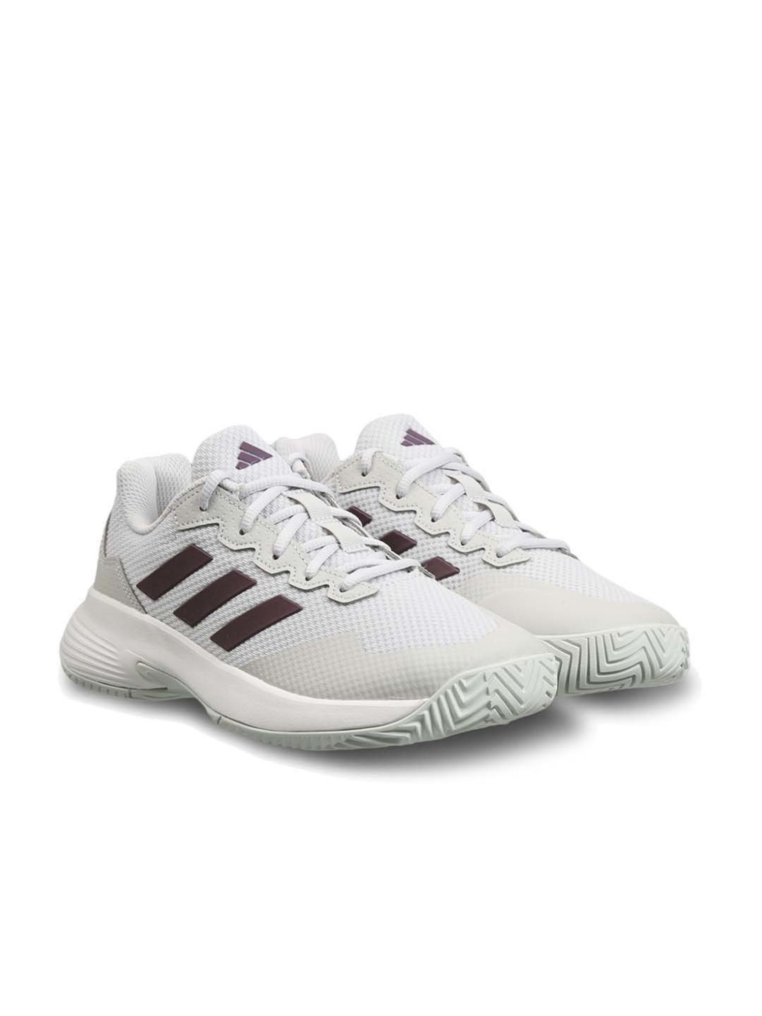 Adidas Women's GameCourt 2 Grey Tennis Shoes