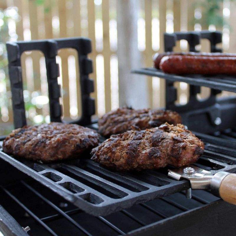 Panacea Products Marsh Allen Cast Iron Hibachi Tabletop Charcoal BBQ Grill - 30052