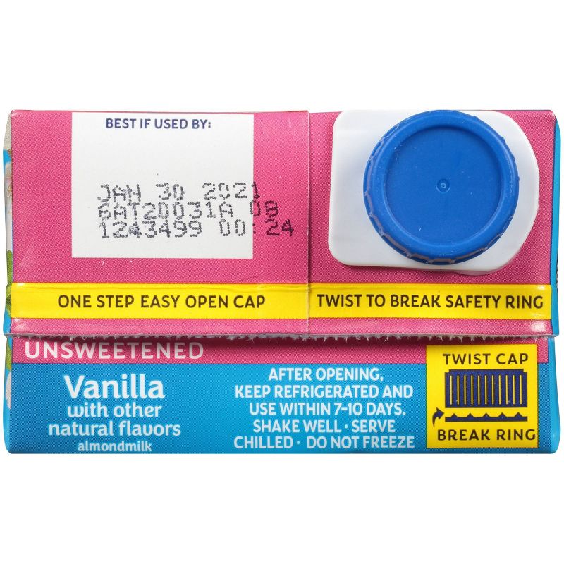 Blue Diamond Almond Breeze Unsweetened Vanilla Almond Milk - 32 fl oz