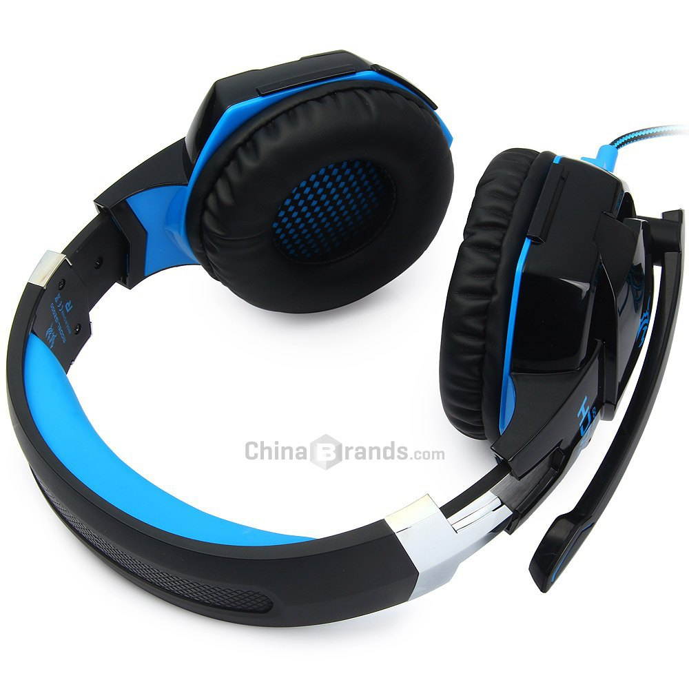 EACH G2000 Deep Bass Headphone Stereo Surrounded Over-Ear Gaming Headset Headband Earphone with Light for PC LOL Game