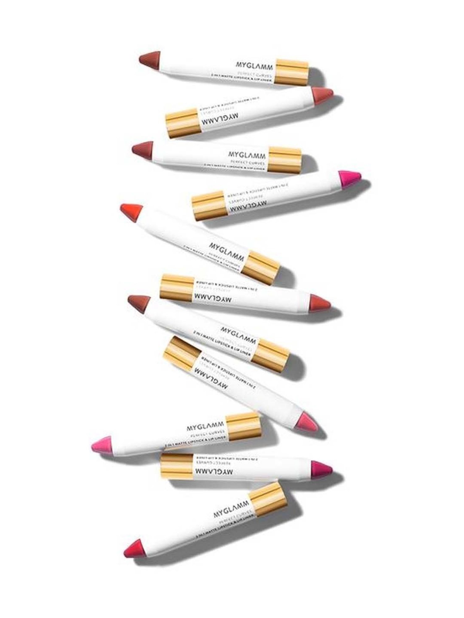 MyGlamm Perfect Curves Matte Lip Crayon Biscotti - 3.7 gm