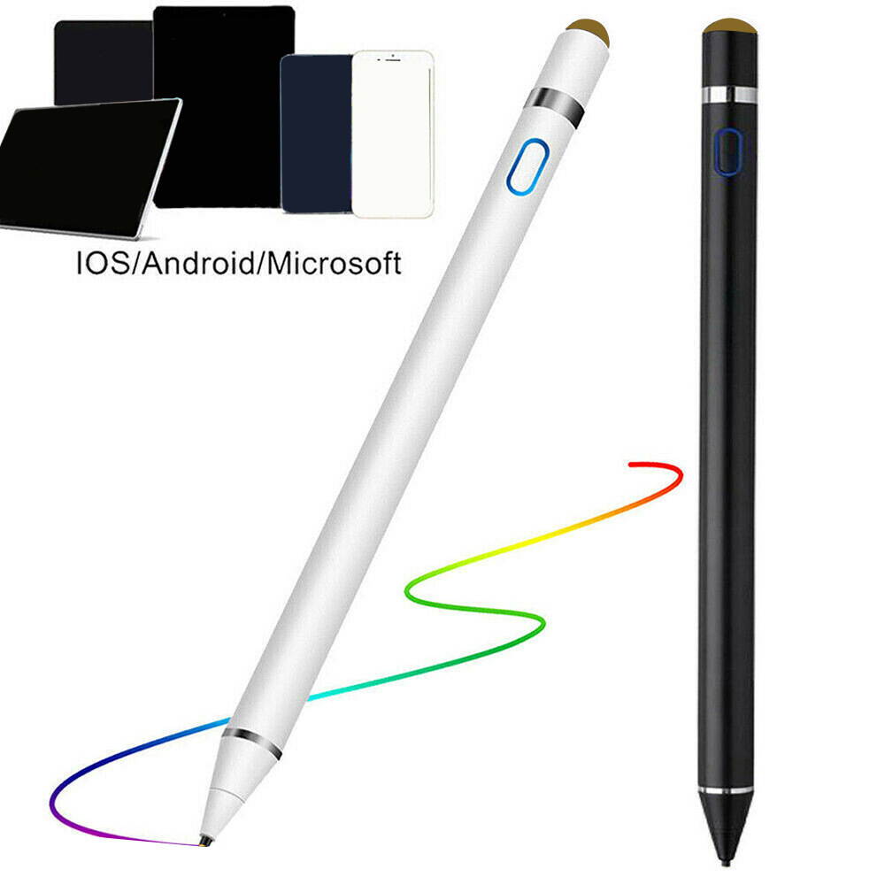Universal 2 In1 Active Capacitive Pen Touch Stylus Mobile Phone Tablet Stylus for iOS Android