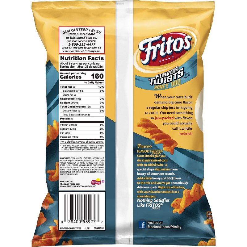 Fritos Honey BBQ Twists - 9.25oz