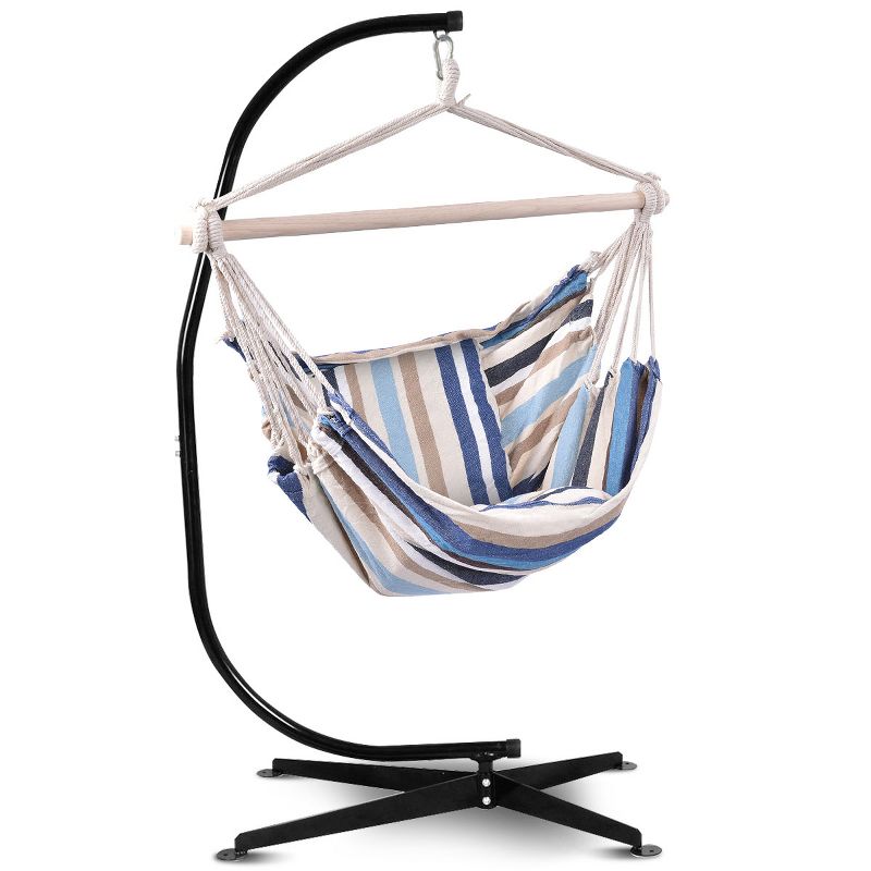 Key West Quilted Stripe Hammock - Blue