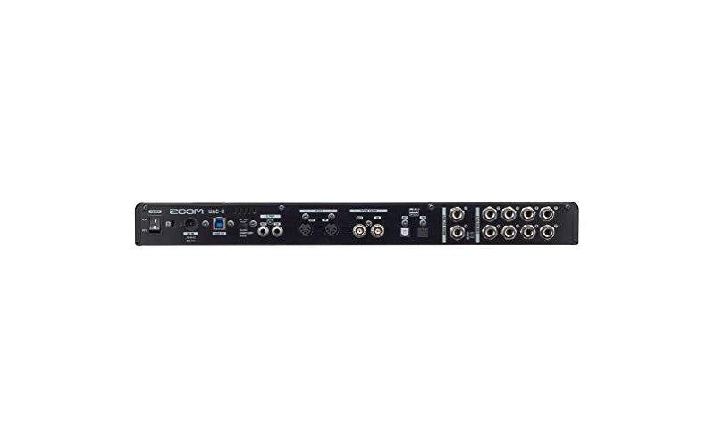Zoom UAC-8 USB  Audio Interface, 18 In/20 Out Audio Interface, 8 XLR/TRS Combo Mic/Line Inputs, 2 Headphone Outputs, 10 Balanced TRS Outputs, ADAT, S/PDIF, MIDI I/O