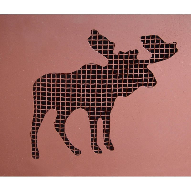 29.5" Big Sky Wildlife Wood Burning Fire Pit - Clay - Landmann