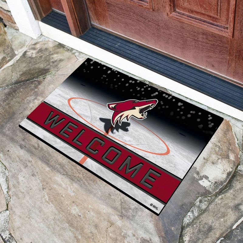 NHL Arizona Coyotes Crumb Rubber Door Mat 18"x30"