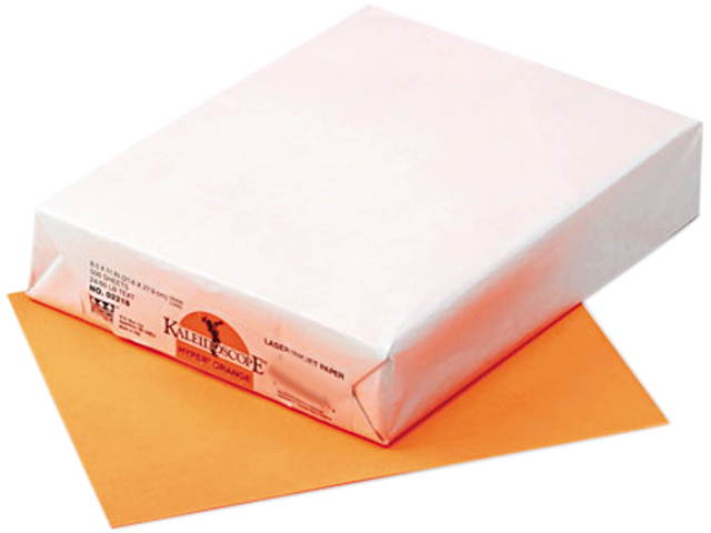 Pacon Kaleidoscope Multipurpose Colored Paper, 24lb, 8-1/2 x 11, Orange, 500/Ream