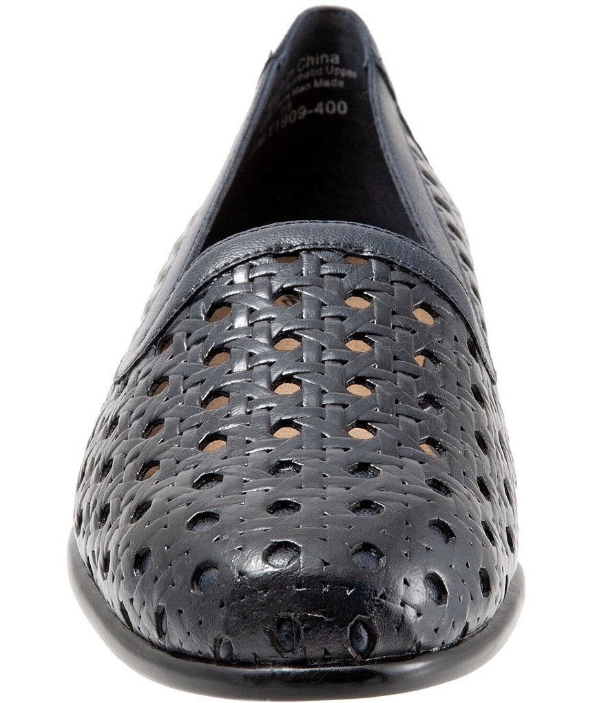 Trotters Liz Woven Leather Loafers