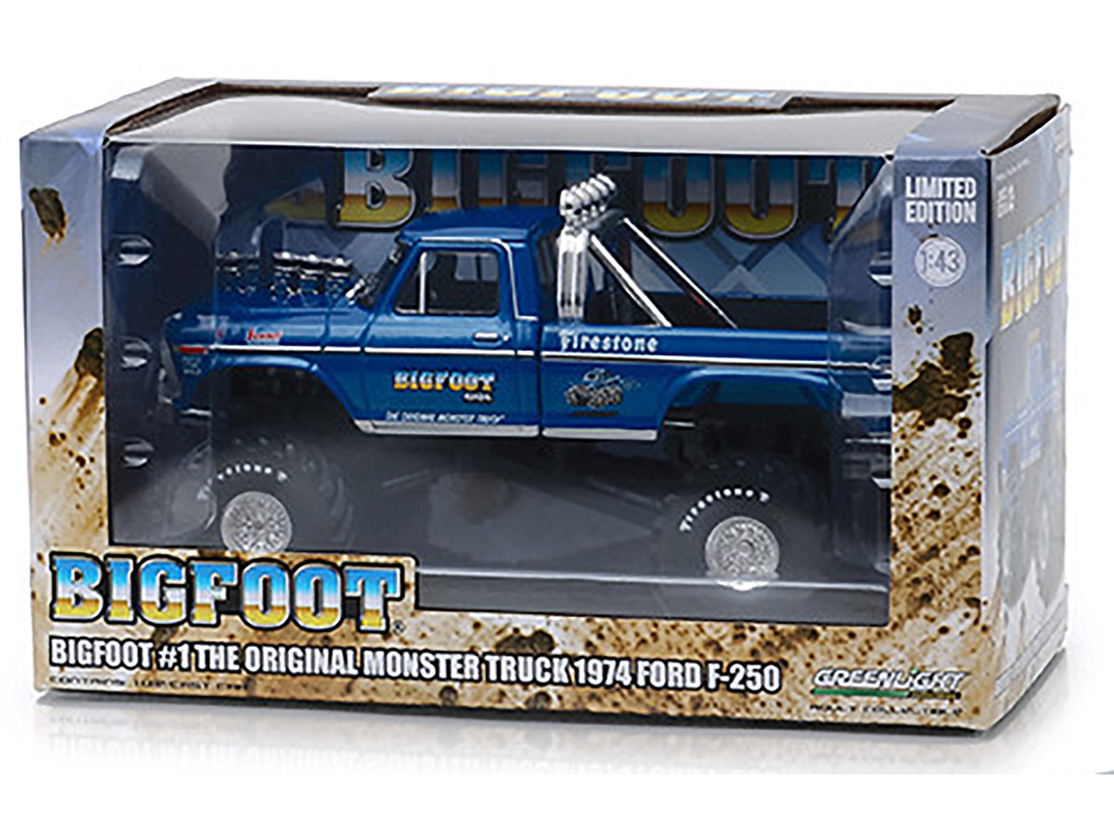 1992 Ford F-250 Monster Truck Yellow "Liquidator" "Kings of Crunch" Series 12 1/64 Diecast Model Car by Greenlight
