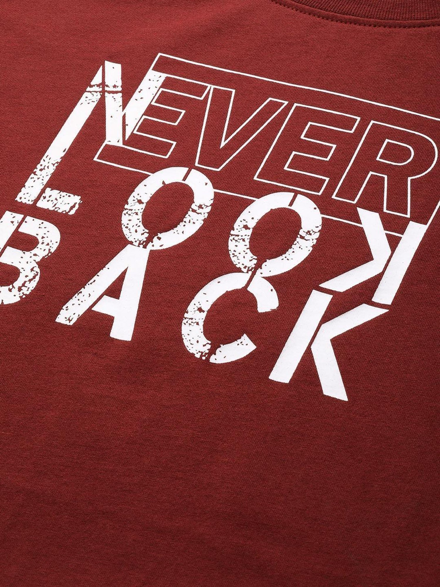 ALCIS Rust Graphic Print Sports T-shirt