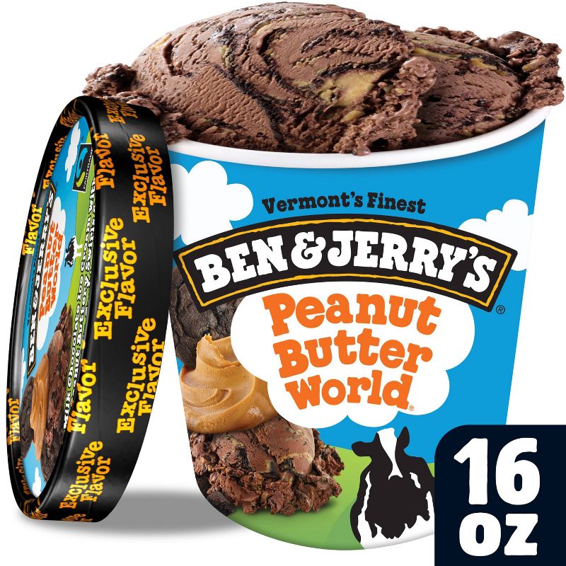 Ben & Jerry's Peanut Butter World Ice Cream - 16oz