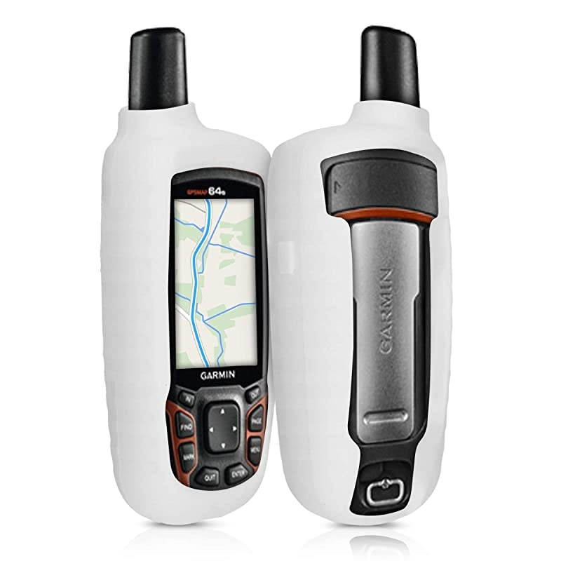 Case Compatible with Garmin GPSMAP 64 64s 64st GPS Handset Navigation System Soft Silicone Skin Protective Cover White
