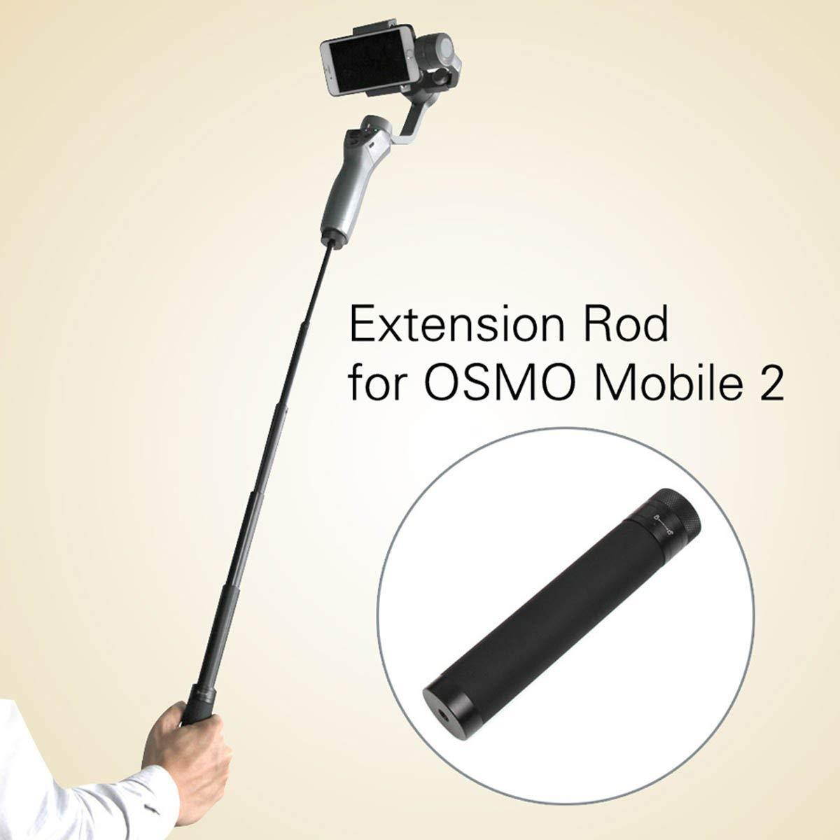 DJI OSMO Mobile 2 Extension Selfie Stick, iKNOWTECH Handheld Gimbal Extension Rod Scalable Holder Selfie Stick for DJI OSMO Mobile 2