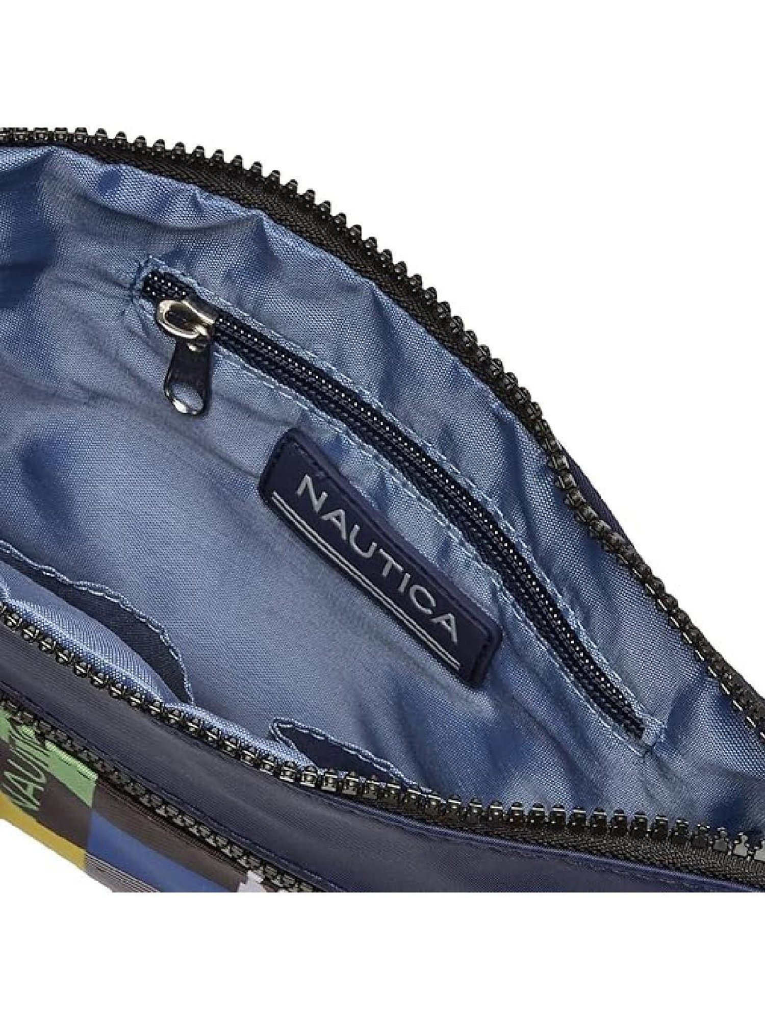 Nautica Navy Printed Medium Sling Handbag