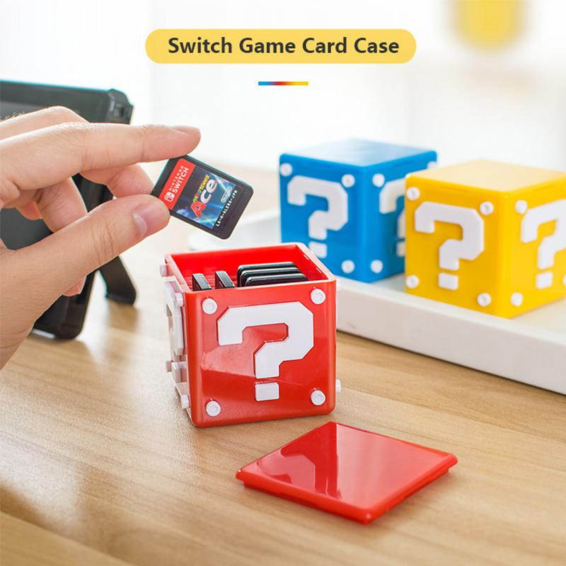 Nintendo Switch Game Cards Case Shockproof Hard Shell Storage Box for Holding 8 Game Cards 4 TF Cards For NS Game Accessories