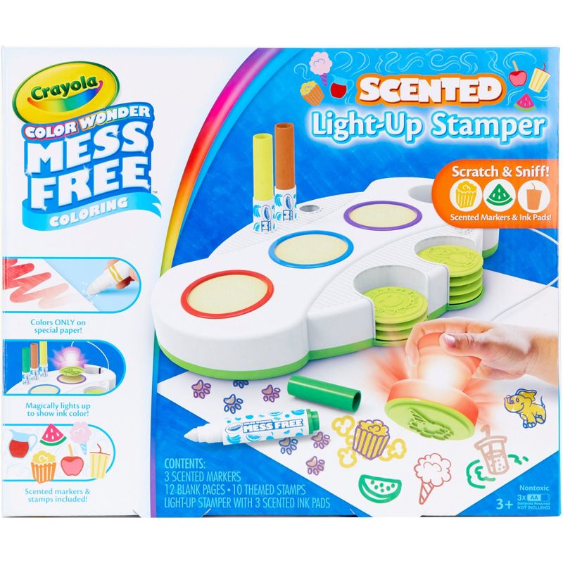 Crayola 26pc Color Wonder Scented Light-Up Stamper Activity Kit