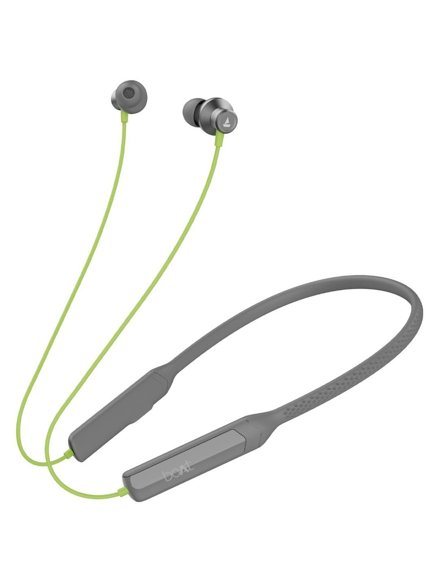 Boat Rockerz Apex Bluetooth Wireless in Ear Neckband with 30H Playtime (Funk Lime)
