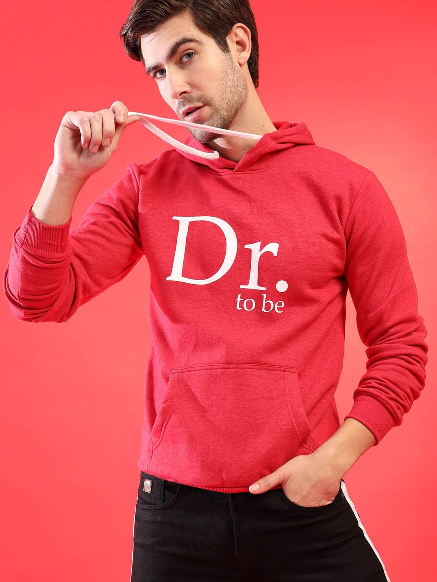 Forca Black Regular Fit Printed Sweatshirt